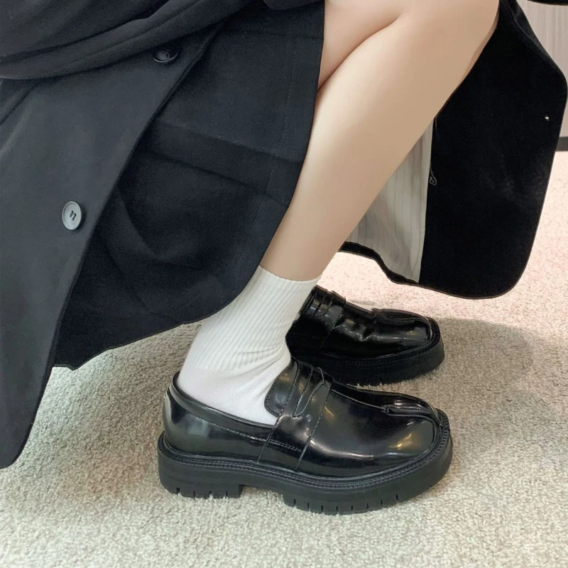 Mocasines con punta abierta y plataforma gruesa de diseñador de marca | Zapatos y calzado · Omeda.es - Imagen 9