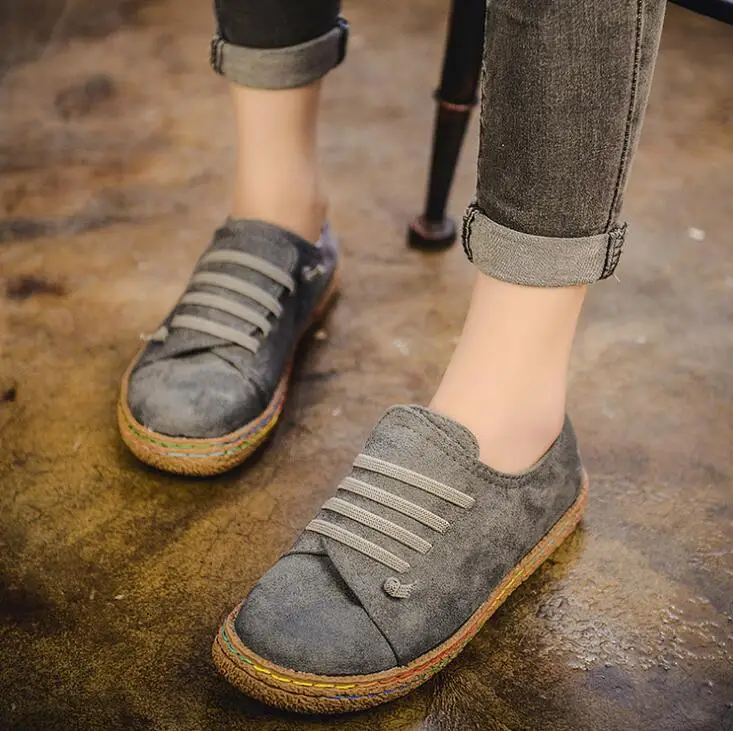 Mocasines de suela plana con cordones para mujer, zapatos informales | Zapatos y calzado · Omeda.es - Imagen 9