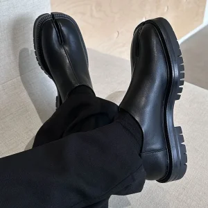 Mocasines Tabi sin cordones con plataforma gruesa para mujer, zapatos | Zapatos y calzado · Omeda.es