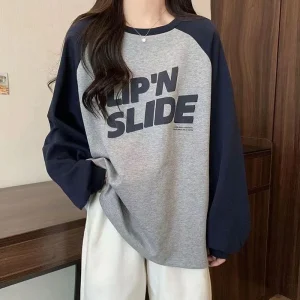 【Mujeres de gran tamaño】 (40-150 kg) Camiseta holgada de manga larga | Ropa de mujer · Omeda.es