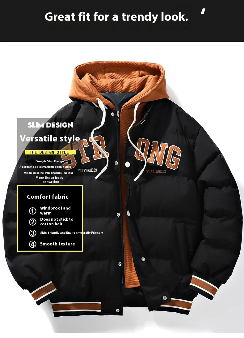 Nueva chaqueta con capucha para hombre, abrigo cálido de invierno, | Ropa de hombre · Omeda.es - Imagen 6