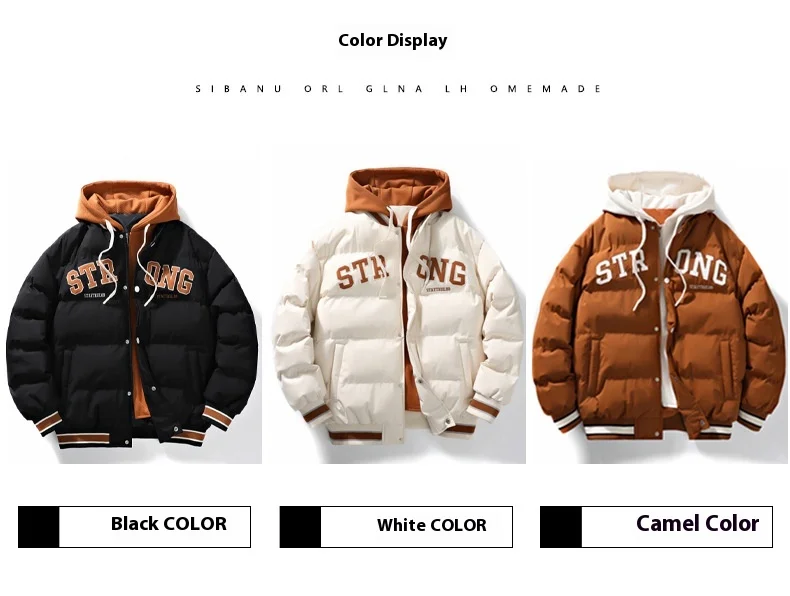 Nueva chaqueta con capucha para hombre, abrigo cálido de invierno, | Ropa de hombre · Omeda.es - Imagen 7