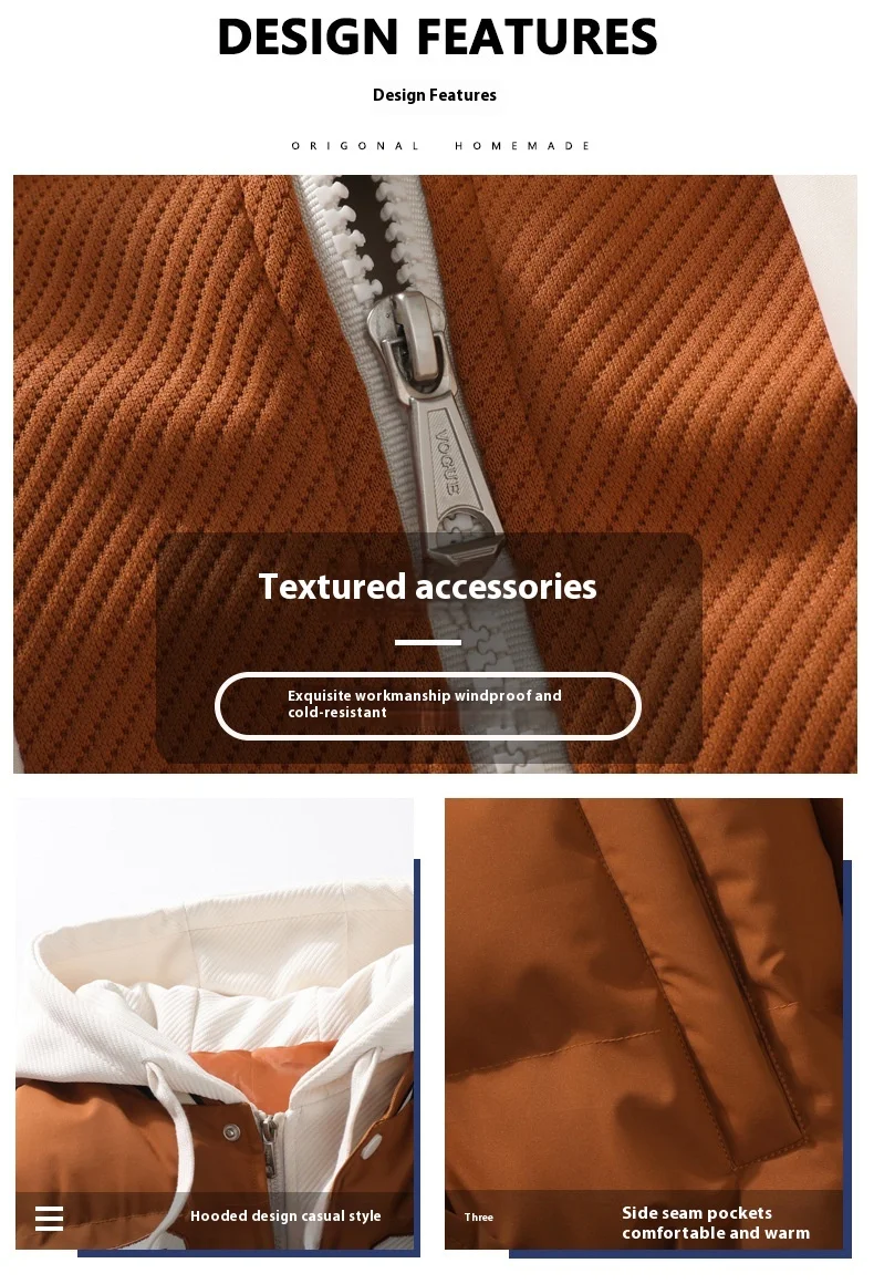 Nueva chaqueta con capucha para hombre, abrigo cálido de invierno, | Ropa de hombre · Omeda.es - Imagen 8