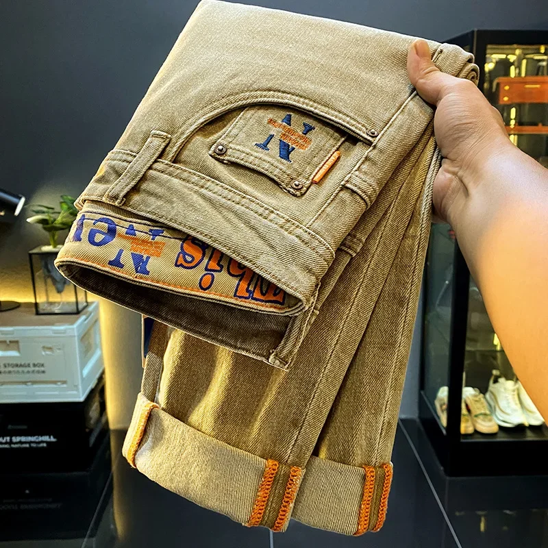 Nueva moda Stretch Slim Fit Jeans para hombres marca americana de | Ropa de hombre · Omeda.es