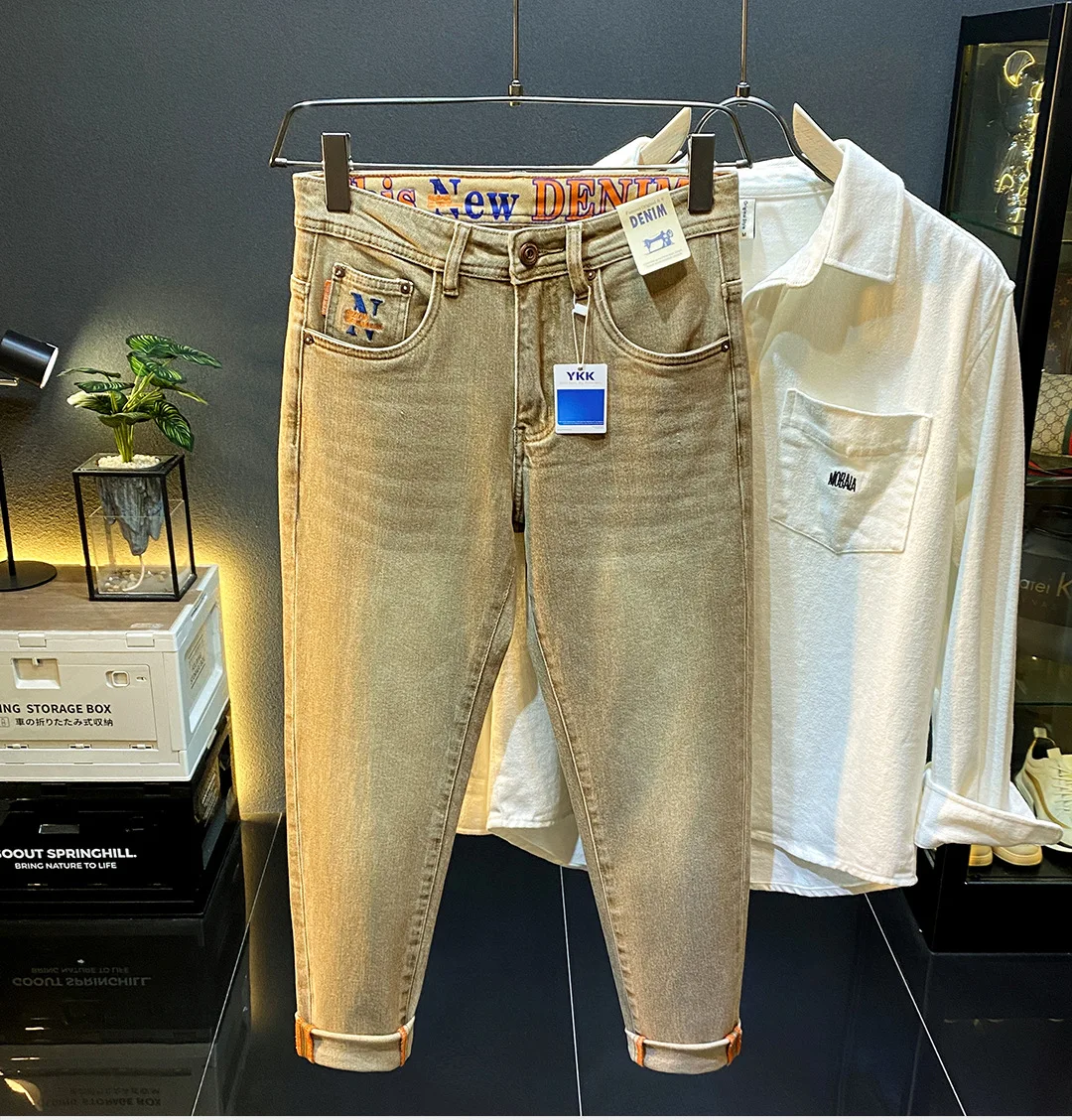 Nueva moda Stretch Slim Fit Jeans para hombres marca americana de | Ropa de hombre · Omeda.es - Imagen 6