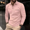 Nueva polo casual de manga larga para hombre: polo con solapa de | Ropa de hombre · Omeda.es