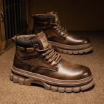 Nuevas botas de cuero para hombre, botas cómodas Retro de marca para | Zapatos y calzado · Omeda.es