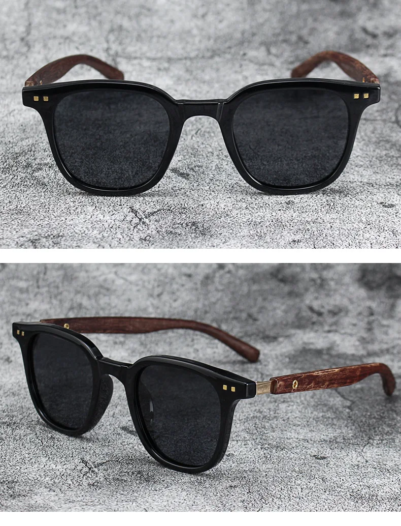Nuevas gafas de sol Vintage con montura de madera para hombre, gafas | Accesorios de moda · Omeda.es - Imagen 6