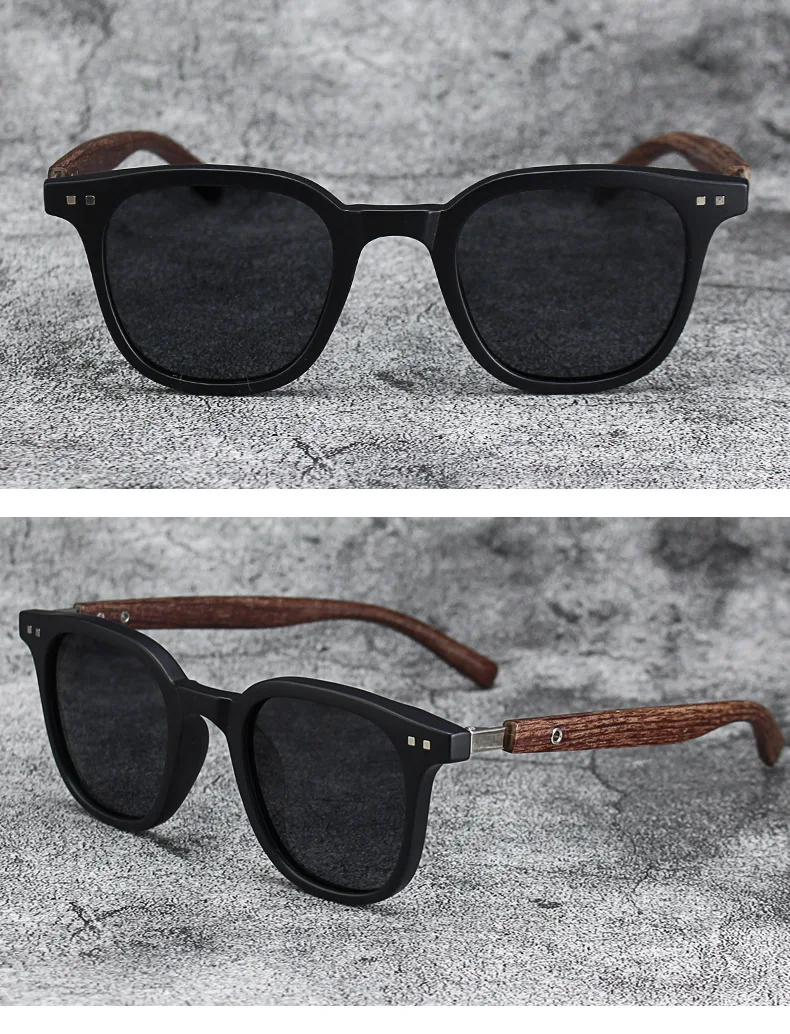 Nuevas gafas de sol Vintage con montura de madera para hombre, gafas | Accesorios de moda · Omeda.es - Imagen 7