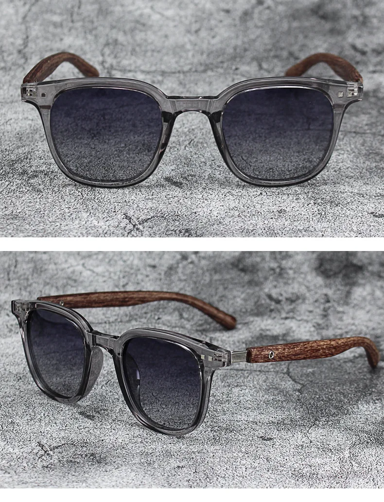 Nuevas gafas de sol Vintage con montura de madera para hombre, gafas | Accesorios de moda · Omeda.es - Imagen 8