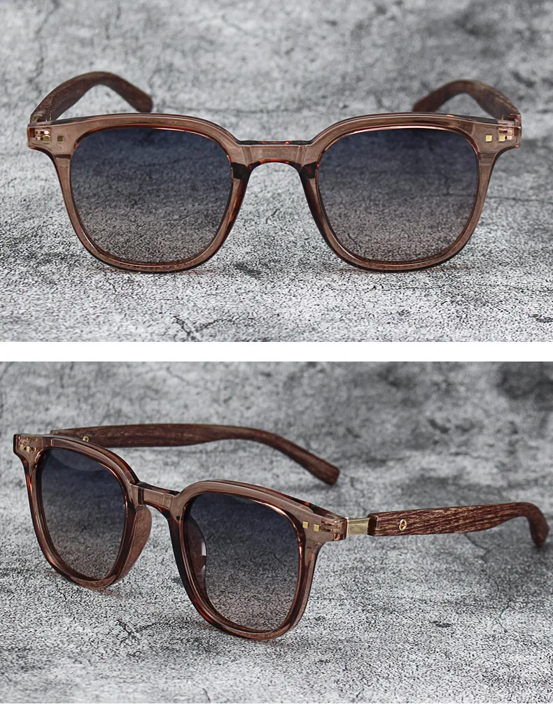 Nuevas gafas de sol Vintage con montura de madera para hombre, gafas | Accesorios de moda · Omeda.es - Imagen 9