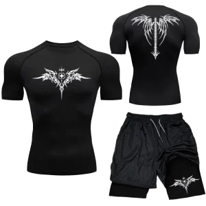 Nuevo conjunto deportivo de compresión MMA para hombre, pantalones | Ropa de hombre · Omeda.es