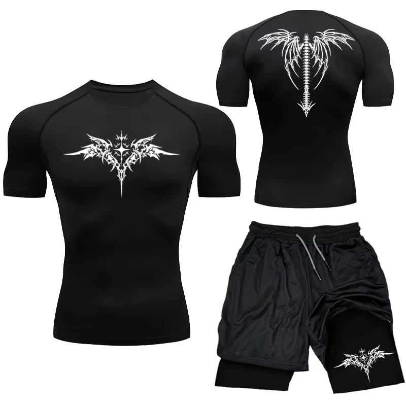Nuevo conjunto deportivo de compresión MMA para hombre, pantalones | Ropa de hombre · Omeda.es