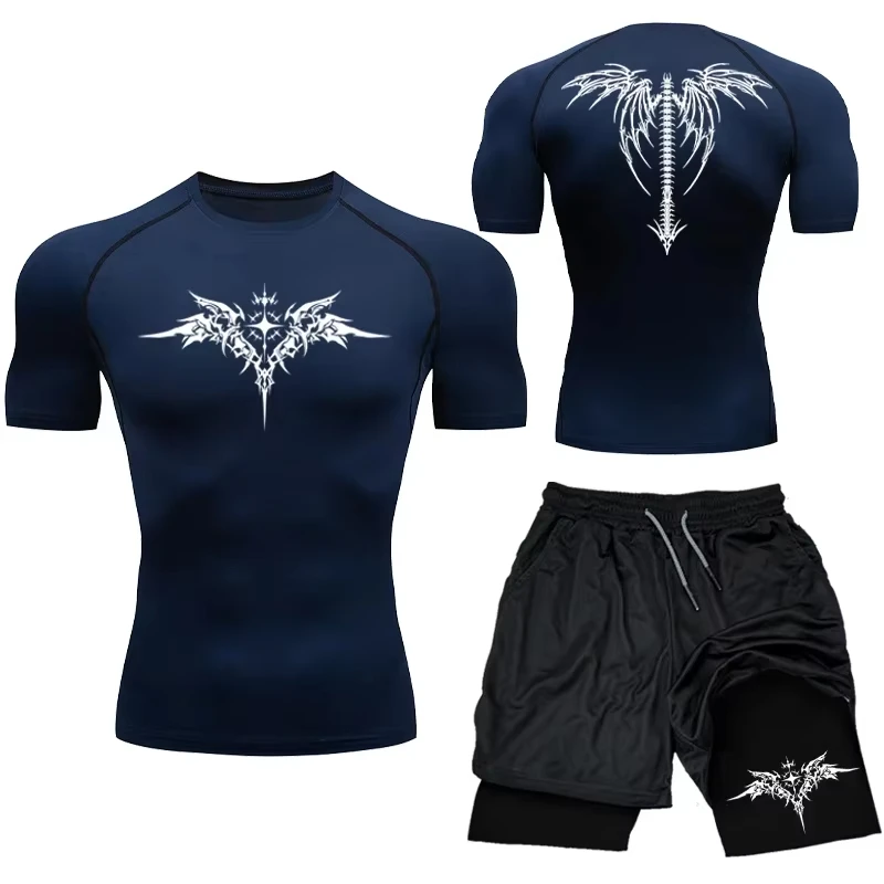 Nuevo conjunto deportivo de compresión MMA para hombre, pantalones | Ropa de hombre · Omeda.es - Imagen 11