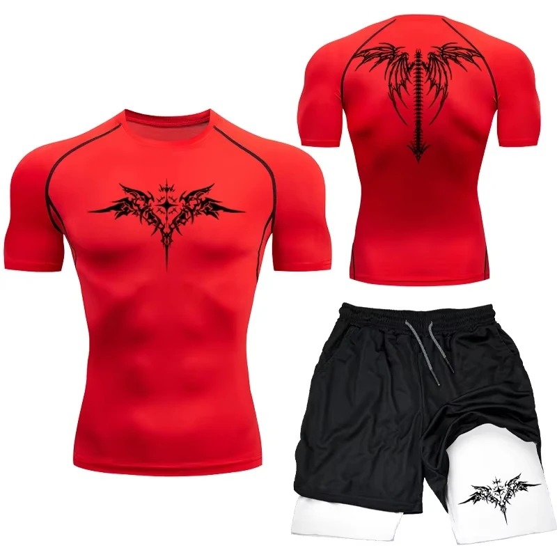 Nuevo conjunto deportivo de compresión MMA para hombre, pantalones | Ropa de hombre · Omeda.es - Imagen 4