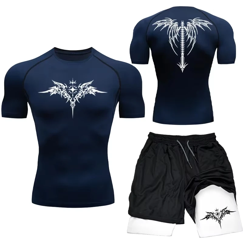 Nuevo conjunto deportivo de compresión MMA para hombre, pantalones | Ropa de hombre · Omeda.es - Imagen 5