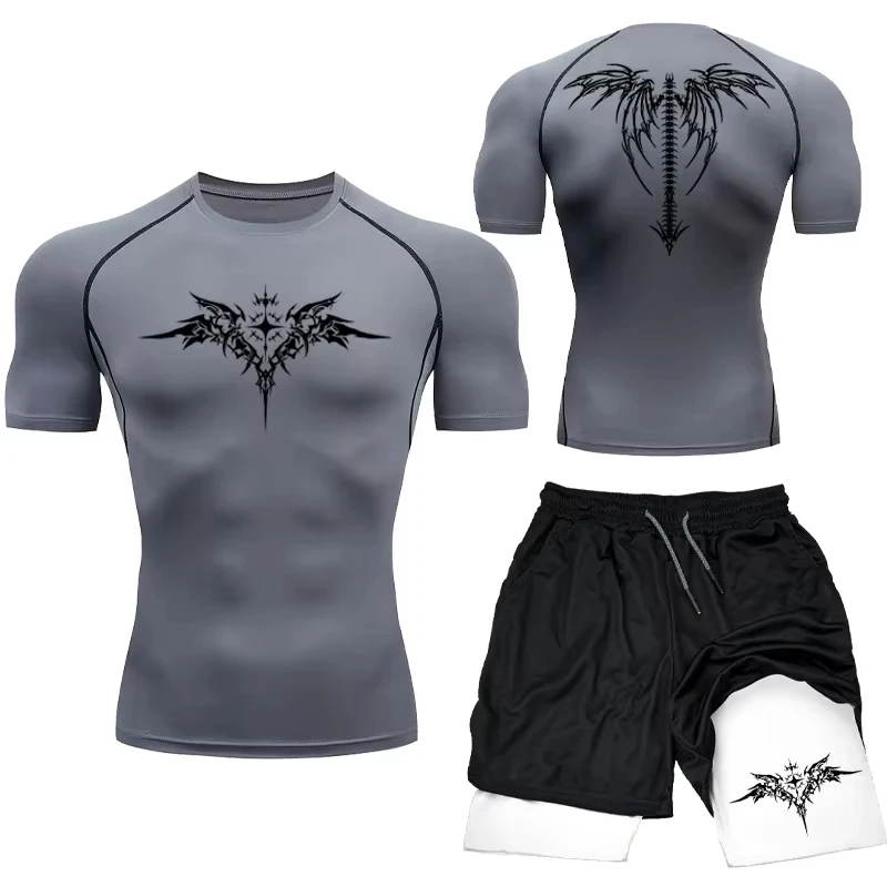 Nuevo conjunto deportivo de compresión MMA para hombre, pantalones | Ropa de hombre · Omeda.es - Imagen 7