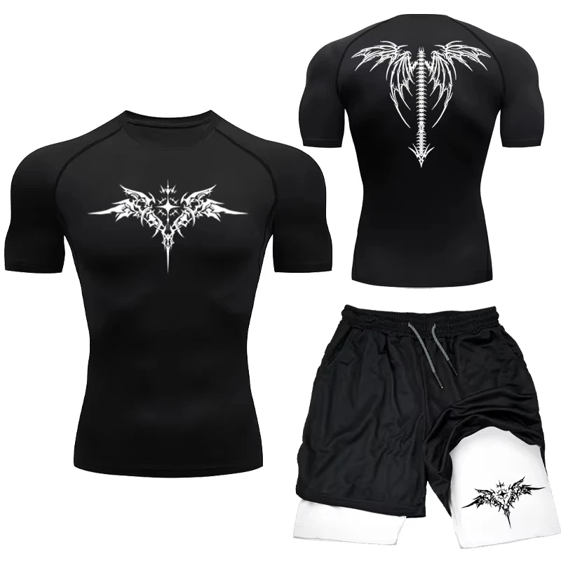Nuevo conjunto deportivo de compresión MMA para hombre, pantalones | Ropa de hombre · Omeda.es - Imagen 8