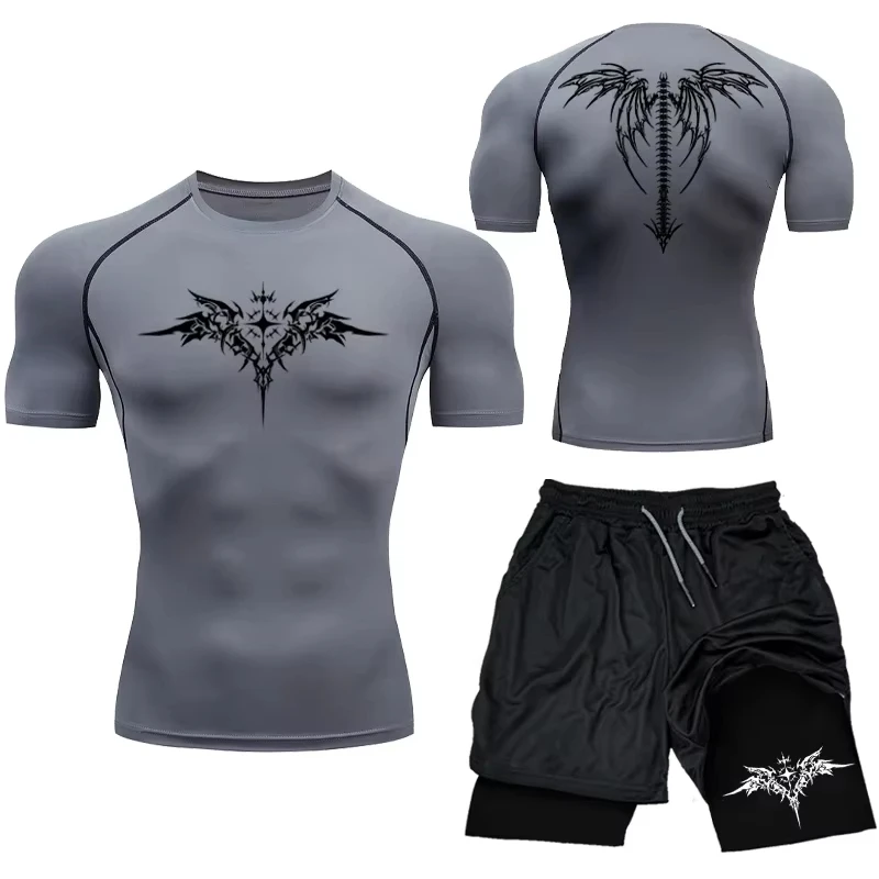 Nuevo conjunto deportivo de compresión MMA para hombre, pantalones | Ropa de hombre · Omeda.es - Imagen 9