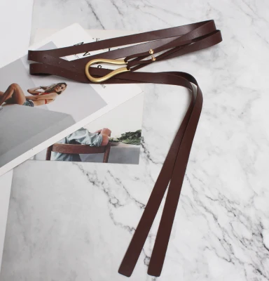 Nuevos cinturones dobles de cuero genuino, cinturón con hebilla en U | Accesorios de moda · Omeda.es - Imagen 32