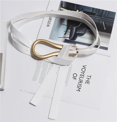 Nuevos cinturones dobles de cuero genuino, cinturón con hebilla en U | Accesorios de moda · Omeda.es - Imagen 40