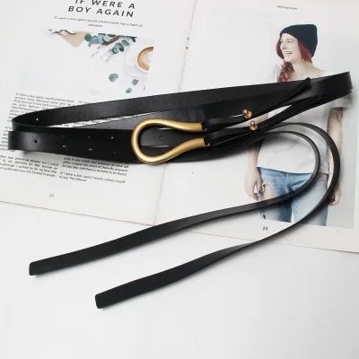 Nuevos cinturones dobles de cuero genuino, cinturón con hebilla en U | Accesorios de moda · Omeda.es - Imagen 47