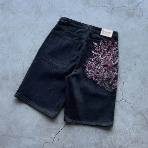 Nuevos pantalones cortos vaqueros con estampado Floral negro para | Ropa de hombre · Omeda.es