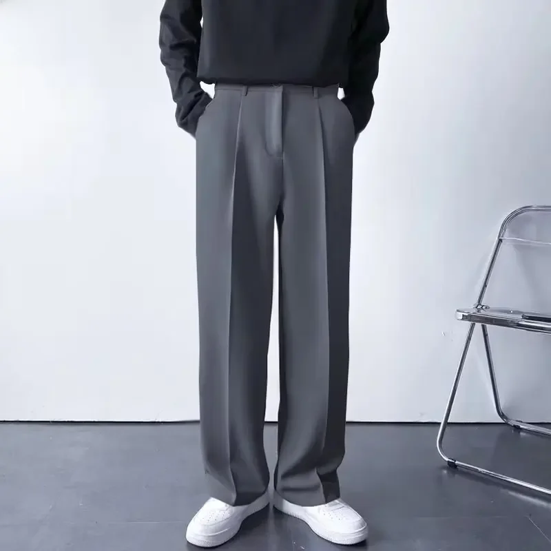 Pantalones blancos holgados de pierna recta para hombre, pantalones | Ropa de hombre · Omeda.es - Imagen 2