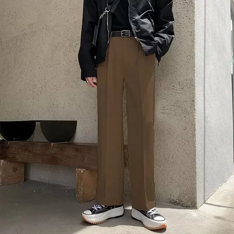 Pantalones blancos holgados de pierna recta para hombre, pantalones | Ropa de hombre · Omeda.es - Imagen 5