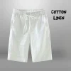 Pantalones cortos de algodón y lino para hombre, Shorts de playa | Ropa de hombre · Omeda.es