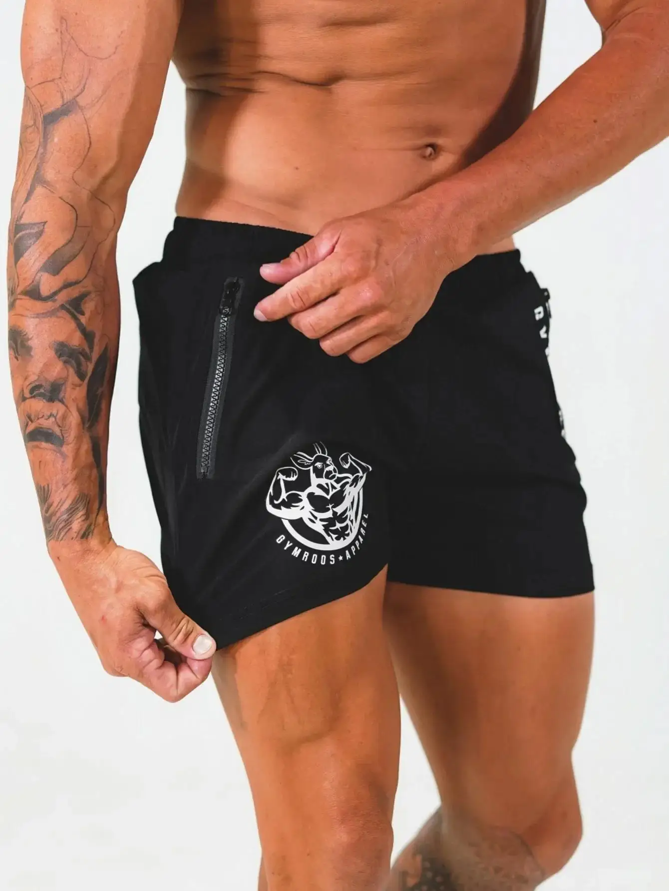 Pantalones cortos deportivos para hombre, entrenamiento de gimnasio, | Ropa de hombre · Omeda.es - Imagen 7