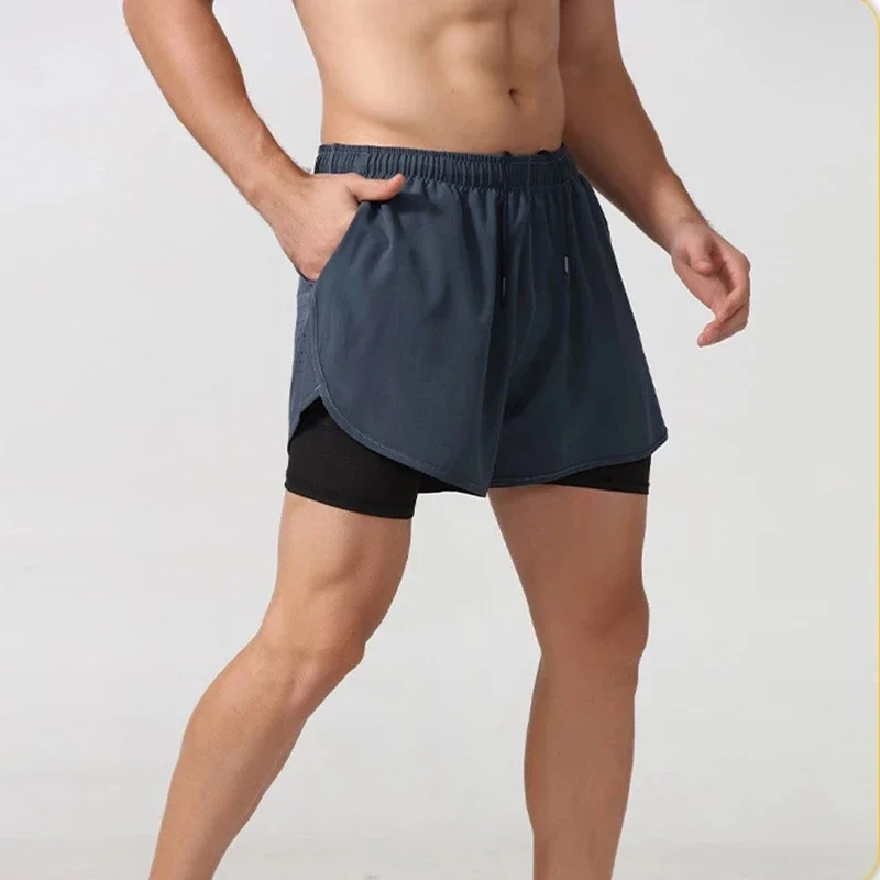 Pantalones cortos para hombre 2 en 1, pantalones cortos deportivos | Ropa de hombre · Omeda.es - Imagen 6