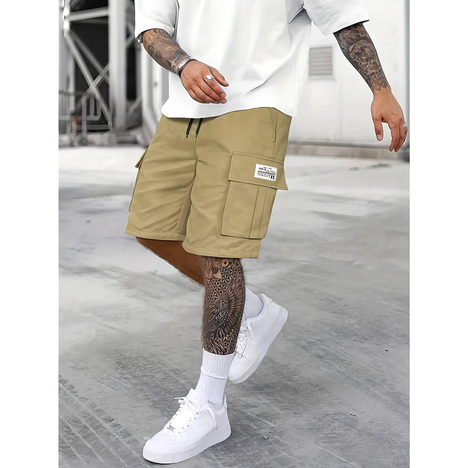Pantalones cortos de trabajo para hombre; comodidad de verano; | Ropa de hombre · Omeda.es - Imagen 11
