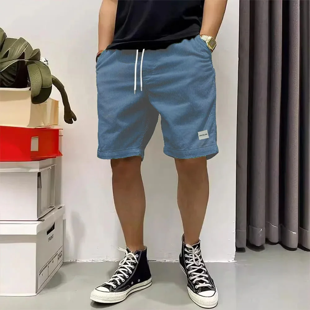 Pantalones cortos de verano para hombre, pantalones cortos de pana, | Ropa de hombre · Omeda.es - Imagen 8