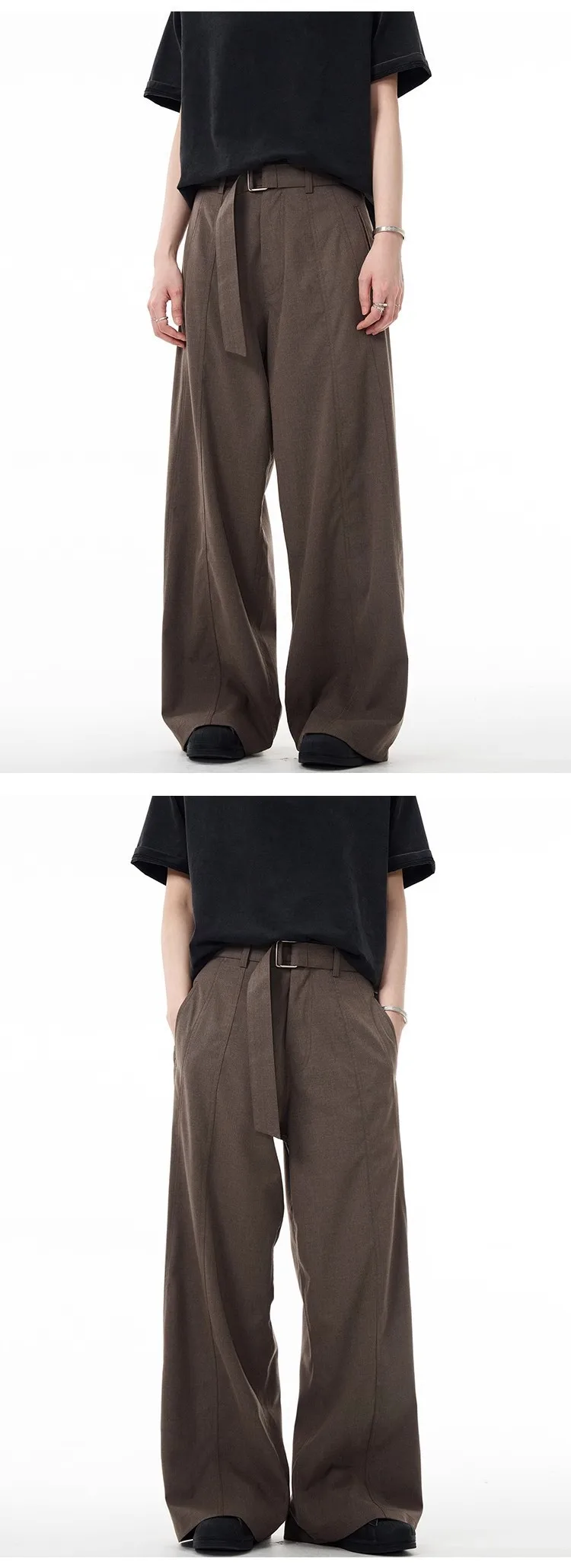 Pantalones drapeados de gama alta de marca de moda americana para | Ropa de hombre · Omeda.es - Imagen 10