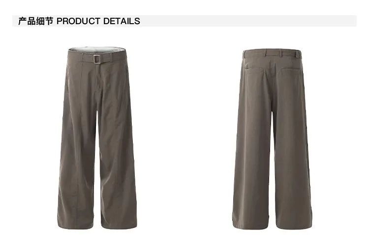 Pantalones drapeados de gama alta de marca de moda americana para | Ropa de hombre · Omeda.es - Imagen 5