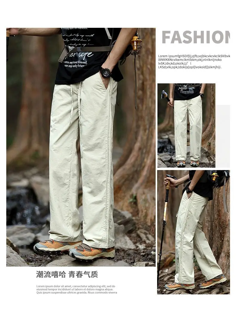 Pantalones de hombre 2025 verano moda estilo fino pantalones casuales | Ropa de hombre · Omeda.es - Imagen 4