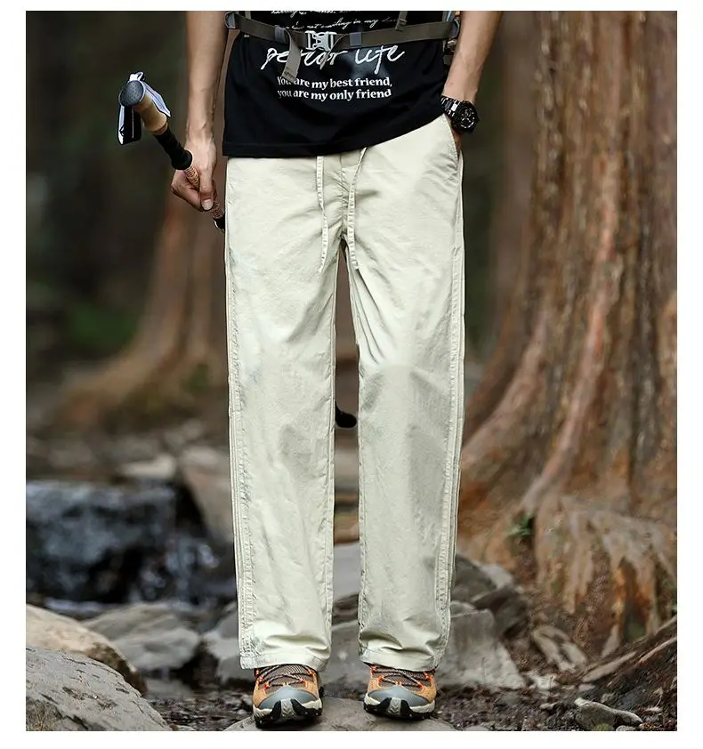 Pantalones de hombre 2025 verano moda estilo fino pantalones casuales | Ropa de hombre · Omeda.es - Imagen 8