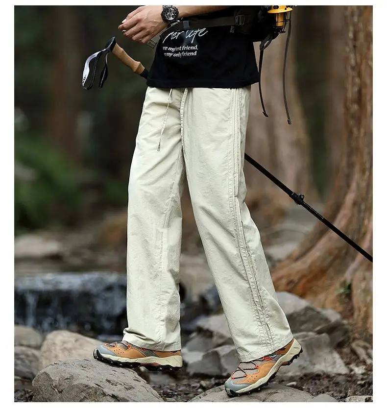 Pantalones de hombre 2025 verano moda estilo fino pantalones casuales | Ropa de hombre · Omeda.es - Imagen 9