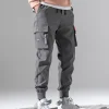 Pantalones para hombre, pantalones Cargo lisos a la moda, pantalones | Ropa de hombre · Omeda.es