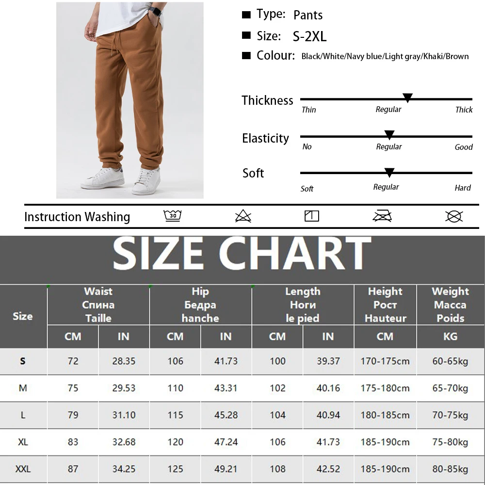 Pantalones informales para hombre, pantalones de chándal de lana para | Ropa de hombre · Omeda.es - Imagen 2
