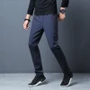 Pantalones informales para hombre, rectos, ajustados, con cintura | Ropa de hombre · Omeda.es