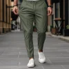 Pantalones de pierna recta de alta calidad de color sólido para | Ropa de hombre · Omeda.es
