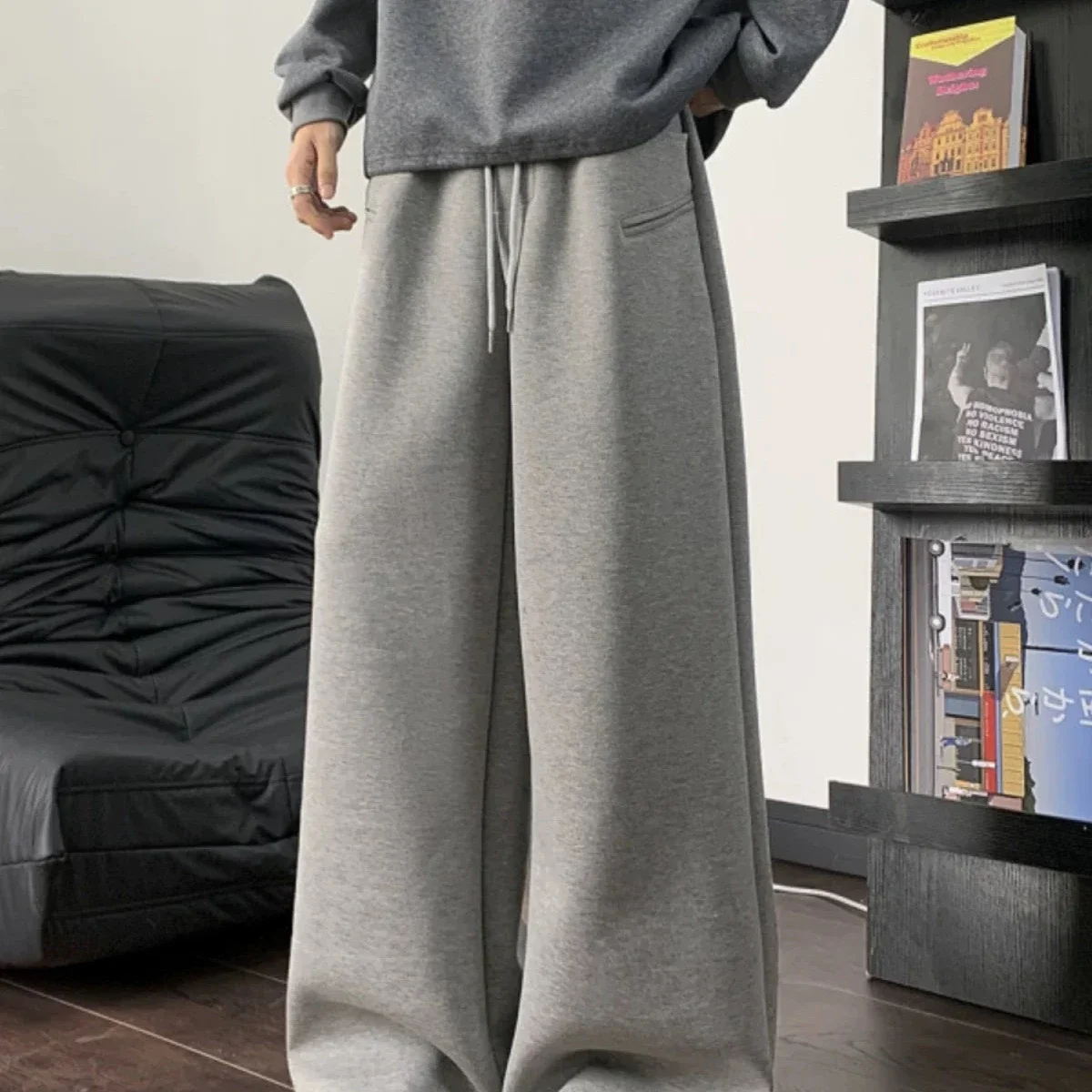 Pantalones de pierna recta de gama alta para hombre, pantalones | Ropa de hombre · Omeda.es - Imagen 2