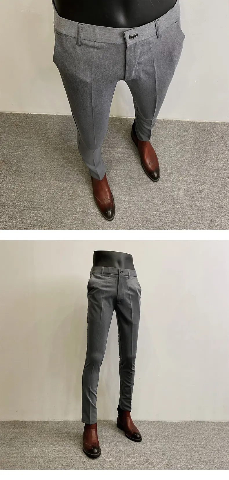 Pantalones de traje para Hombre, pantalones formales, Pantalone para | Ropa de hombre · Omeda.es - Imagen 10