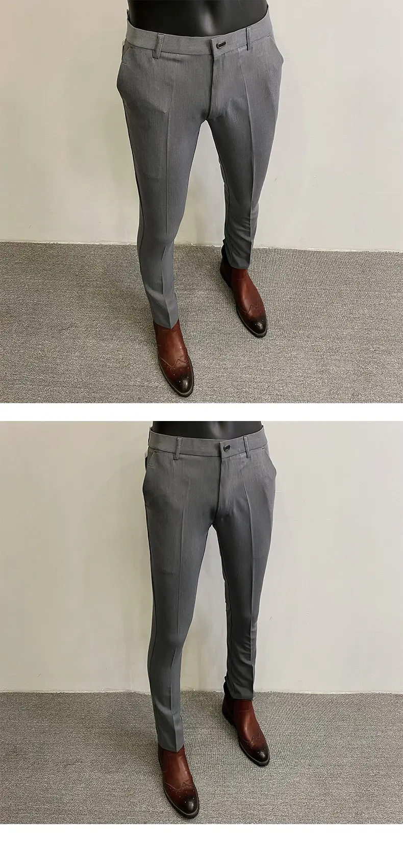 Pantalones de traje para Hombre, pantalones formales, Pantalone para | Ropa de hombre · Omeda.es - Imagen 11