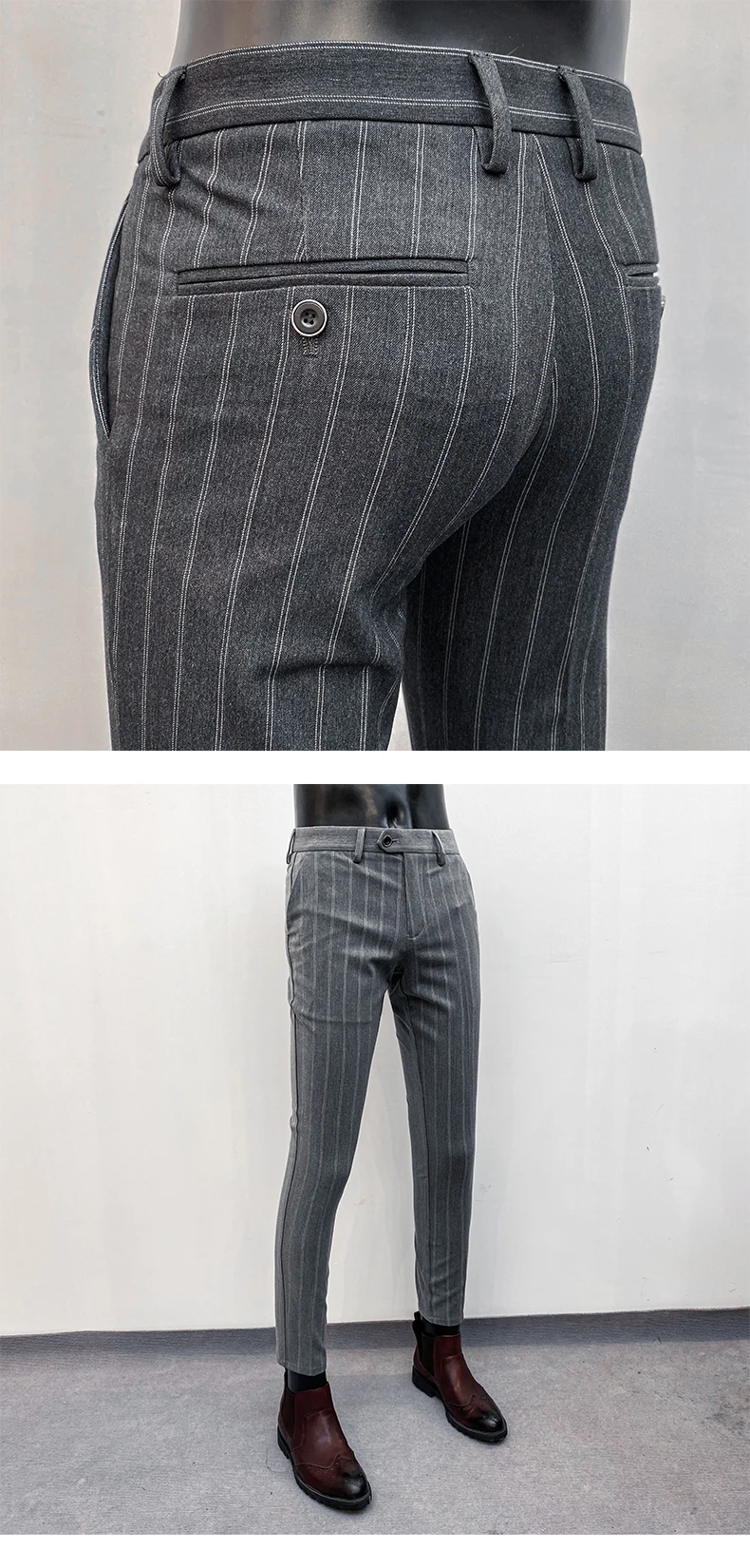 Pantalones de traje para Hombre, pantalones formales, Pantalone para | Ropa de hombre · Omeda.es - Imagen 18