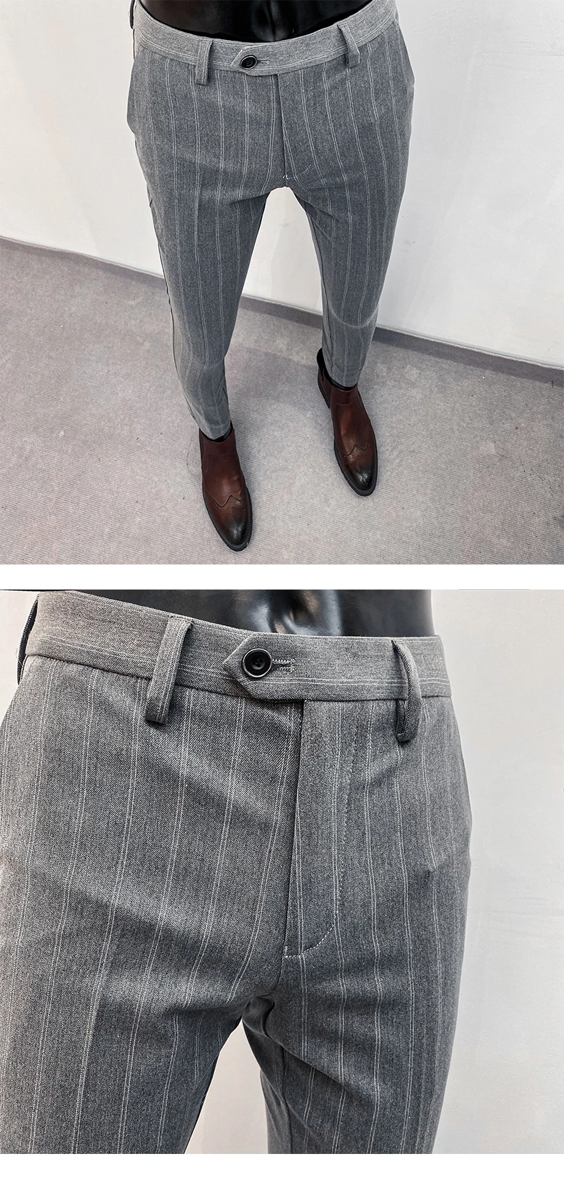 Pantalones de traje para Hombre, pantalones formales, Pantalone para | Ropa de hombre · Omeda.es - Imagen 19