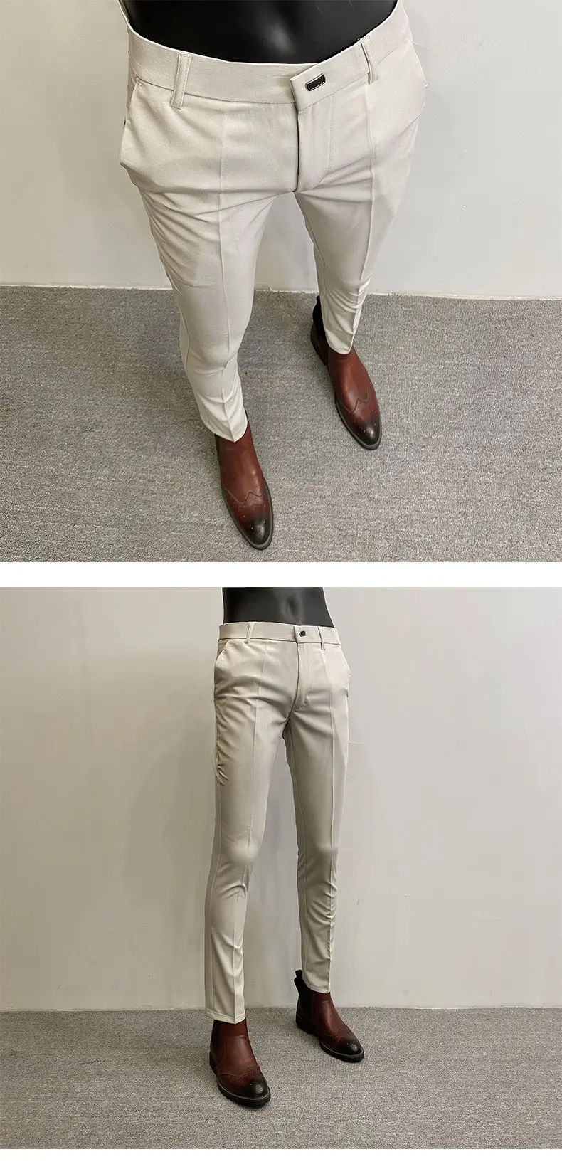 Pantalones de traje para Hombre, pantalones formales, Pantalone para | Ropa de hombre · Omeda.es - Imagen 4