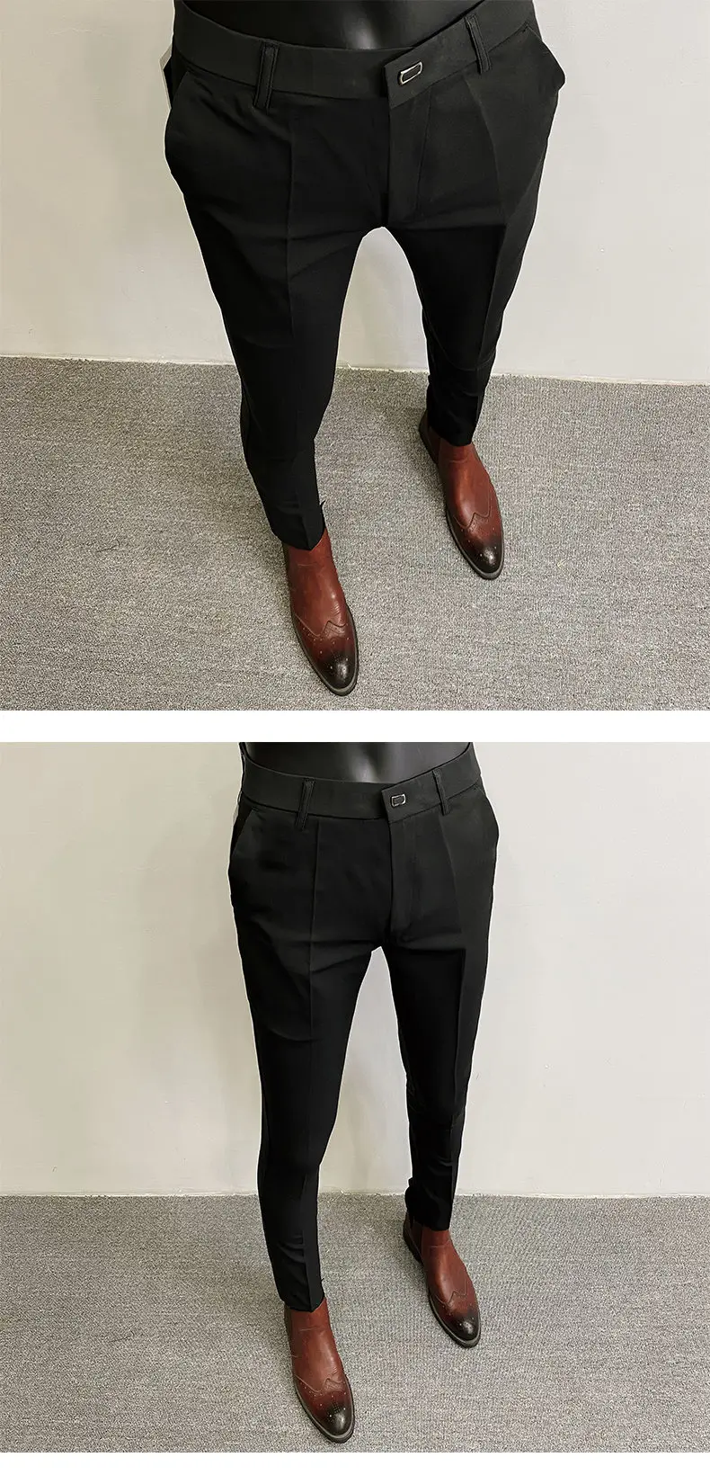 Pantalones de traje para Hombre, pantalones formales, Pantalone para | Ropa de hombre · Omeda.es - Imagen 7